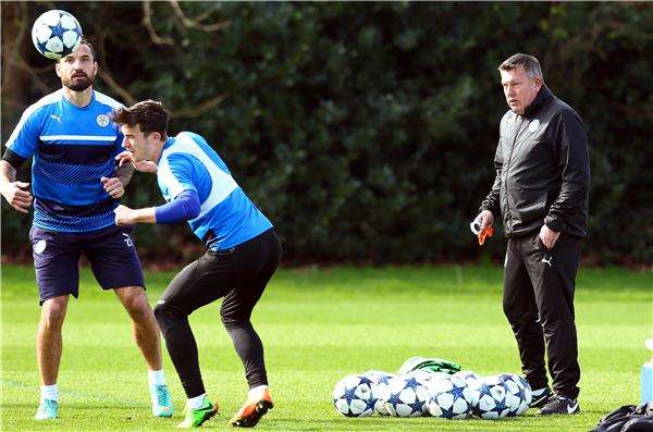 جانب من تدريبات ليستر سيتي