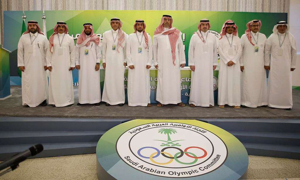 أعضاء اللجنة الأولمبية السعودية