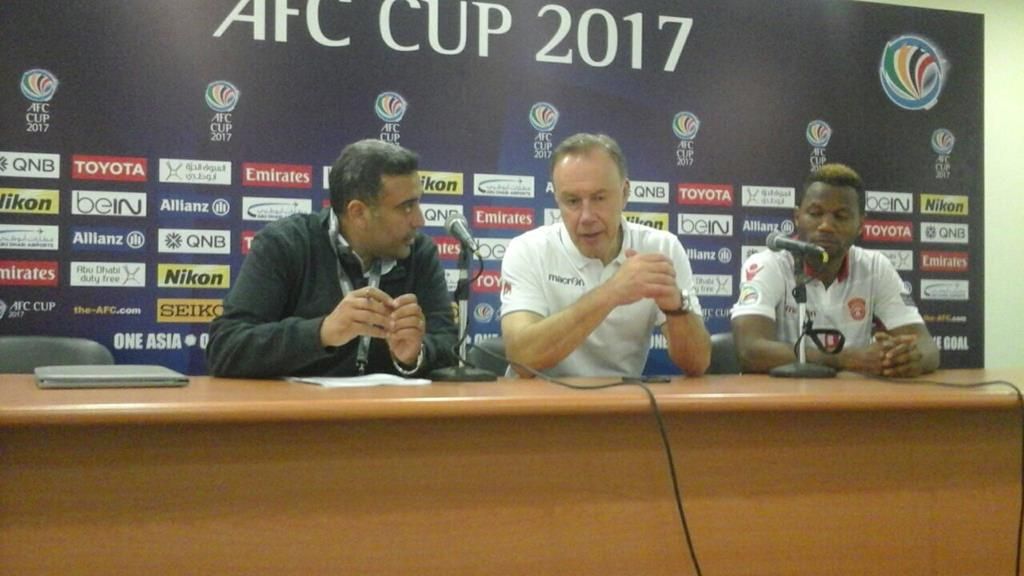 جاسبارت خلال المؤتمر الصحفي