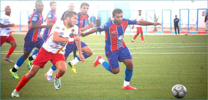 جانب من مباراة سابقة بين ترجي جرجيس واتحاد تطاوين