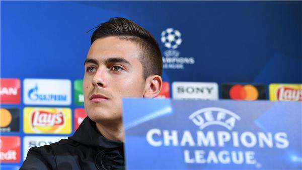 باولو ديبالا في المؤتمر الصحفي