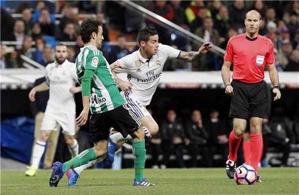 من مباراة ريال مدريد وريال بيتيس