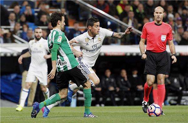 من مباراة ريال مدريد وريال بيتيس