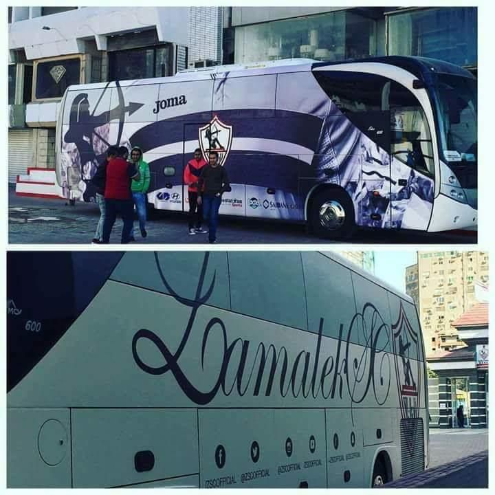 حافلة فريق الزمالك