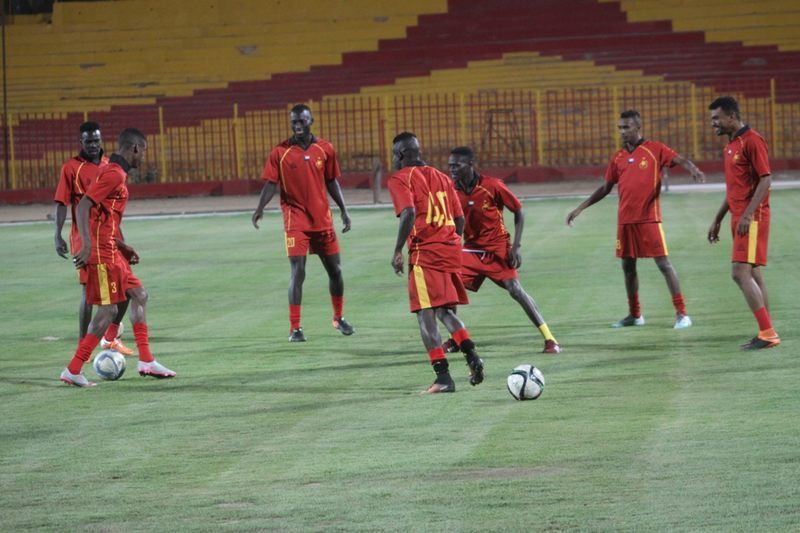 استعدادات فريق المريخ السوداني