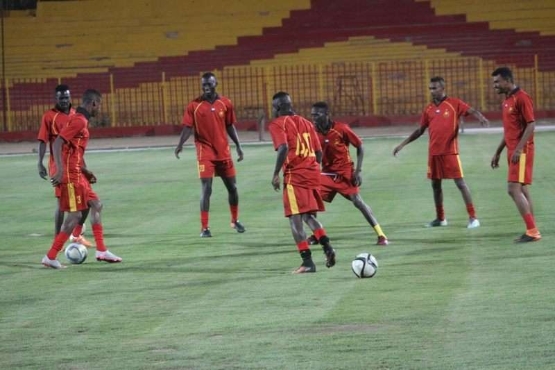 استعدادات فريق المريخ السوداني