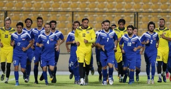 جانب من تدريبات منتخب العراق