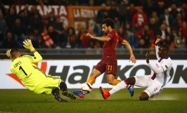 محمد صلاح فشل في هز شباك ليون إياباً
