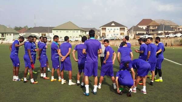 جانب من مران الزمالك في نيجيريا