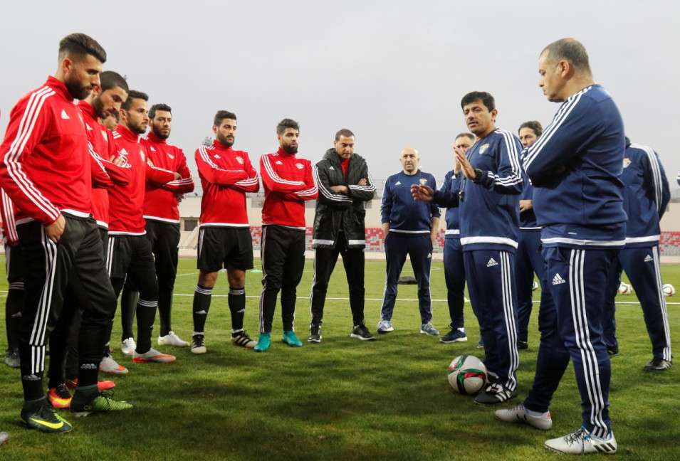 من تدريبات المنتخب الأردني اليوم 