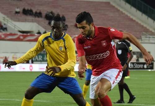 من مباراة الذهاب بين النجم الساحلي وتاندا الافواري