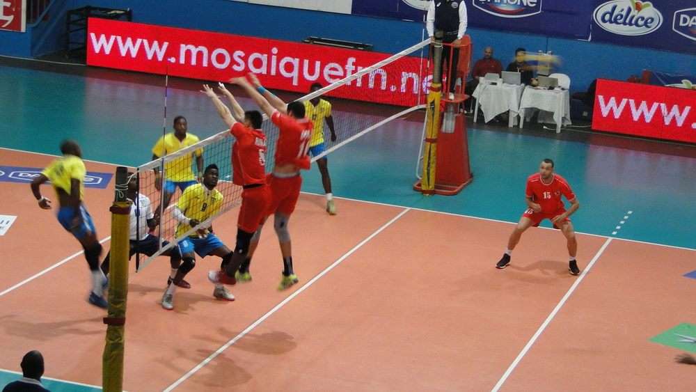 جانب من مباراة الأهلي المصري وبافيا الكاميروني