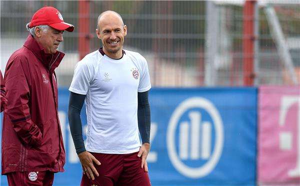 كارلو أنشيلوتي وآريين روبن