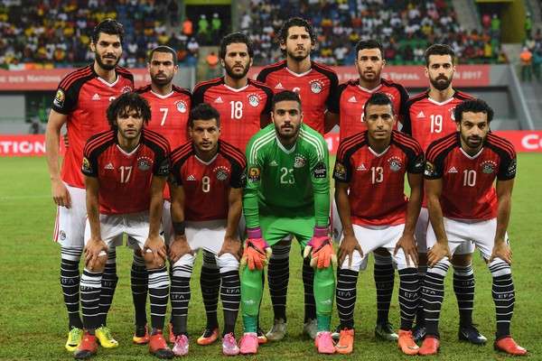 صورة أرشيفية للاعبي منتخب مصر