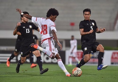 جانب من لقاء الإمارات وتايلاند