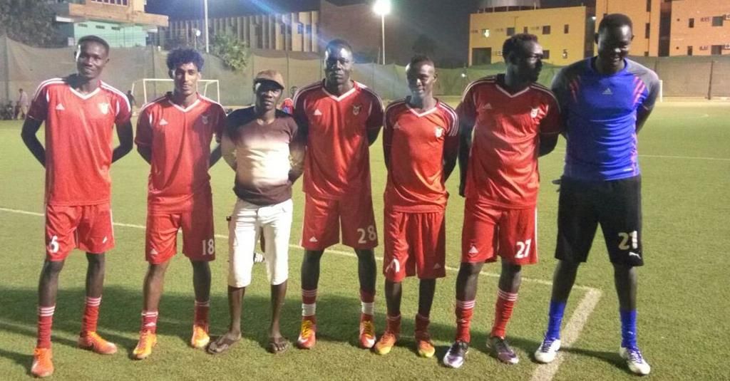 لاعبو منتخب السودان