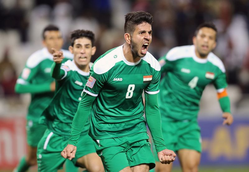 لاعبو المنتخب العراقي