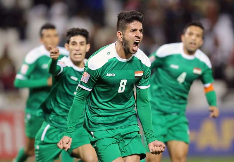 لاعبو المنتخب العراقي