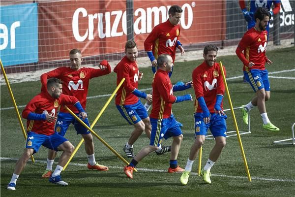 تدريبات منتخب إسبانيا