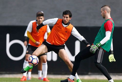 جانب من تدريبات فالنسيا