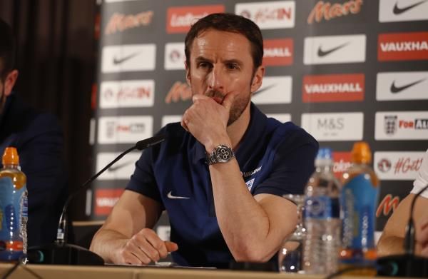 ساوثجيت في المؤتمر الصحفي