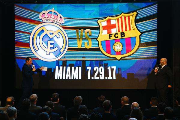 ريال مدريد يواجه برشلونة في البطولة الودية