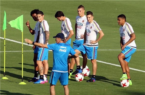 تدريبات منتخب كولومبيا