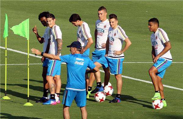 تدريبات منتخب كولومبيا