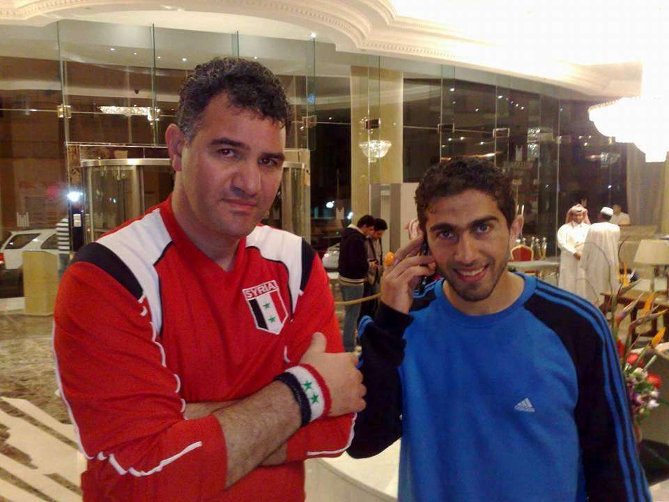 وليد أبوالخير مع فراس الخطيب