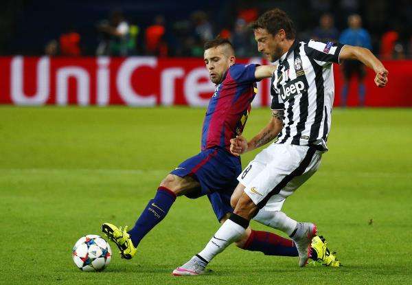 جانب من نهائي دوري الأبطال 2015 بين يوفنتوس وبرشلونة