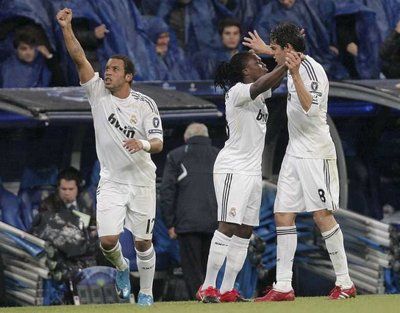 فرحة نجوم مدريد بهدف درينثي