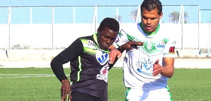 جانب من لقاء سابق بين الملعب القابسي وشبيبة القيروان