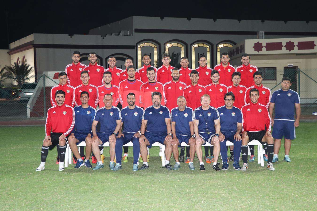 لاعبو المنتخب الأردني الأولمبي