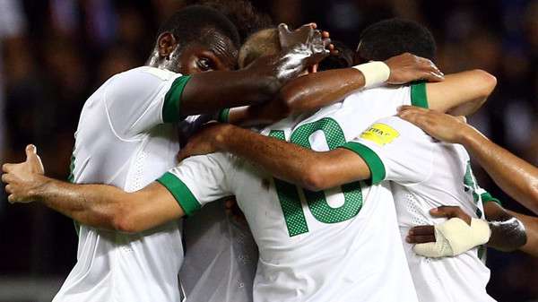 فرحة المنتخب السعودي