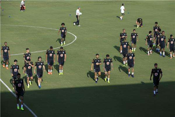 تدريبات منتخب البرازيل