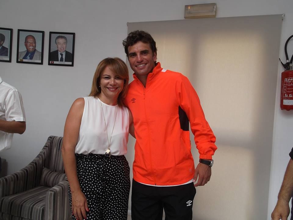 مالك الجزيري وسلمى المولهي رئيسة الاتحاد التونسي