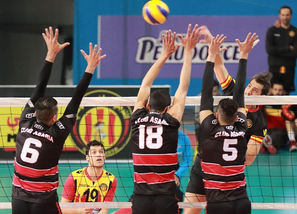 من مباراة اليوم بين الترجي التونسي واساريا الليبي