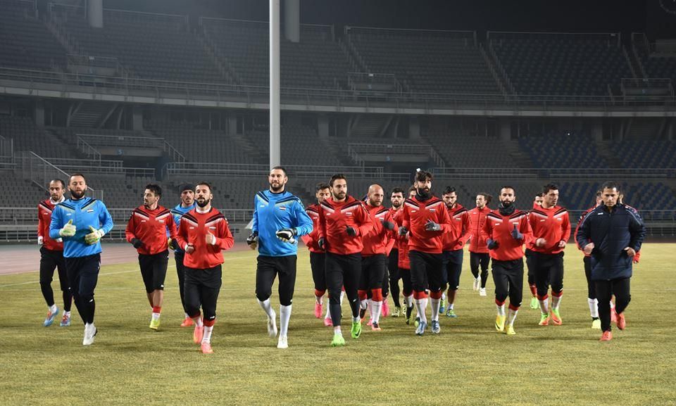 من تدريبات المنتخب السوري في كوريا الجنوبية