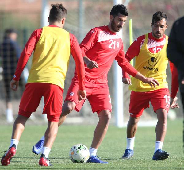 جانب من تدريبات منتخب تونس في مراكش