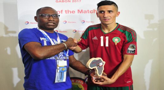 فيصل فجر أفضل لاعب في مباراة توجو بكأس الأمم