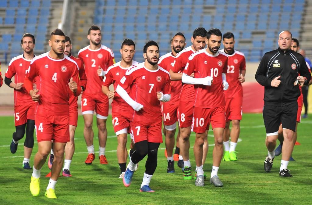 لاعبو منتخب لبنان