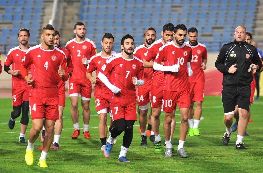 لاعبو منتخب لبنان