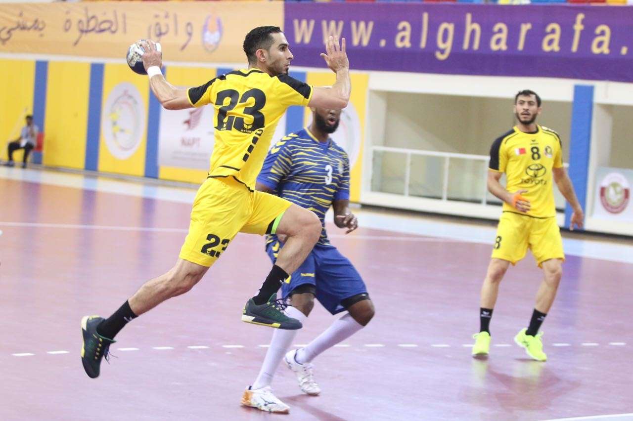 من مباراة سابقة لفريق الغرافة
