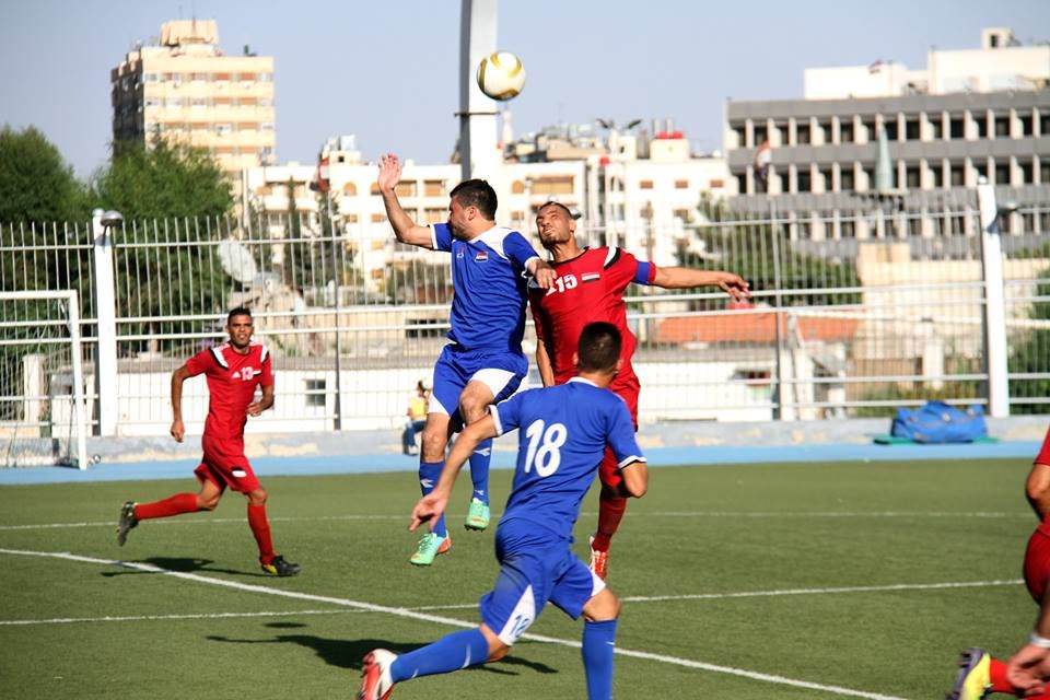 من مواجهات الدوري السوري 