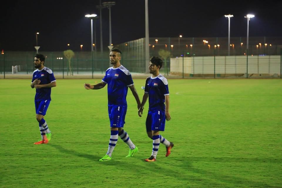 جانب من تدريبات المنتخب العراقي