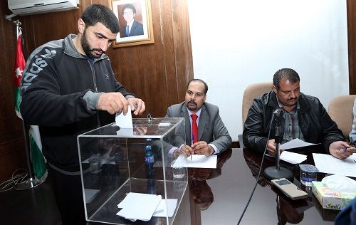 جانب من انتخابات اليوم