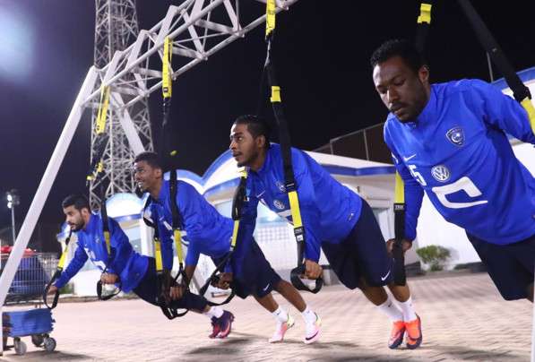 جانب من التدريبات