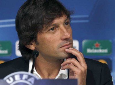 مدرب الميلان ليوناردو الذي يعيش أياماً سعيده بعد الفوز على روما و مدريد