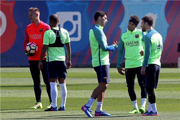 تدريبات برشلونة