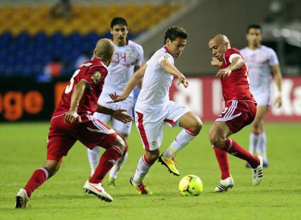 جانب من ودية المغرب وتونس